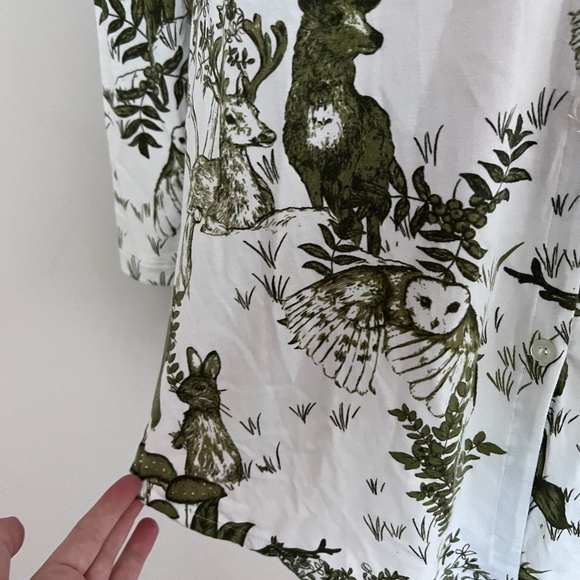 The Cat's Pajamas Woodside Pima Knit Night Shirt Size Small MSRP $96 - Picture 15 of 16